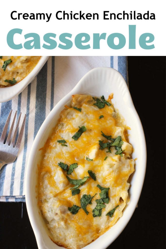 gratin dishes with enchilada casserole