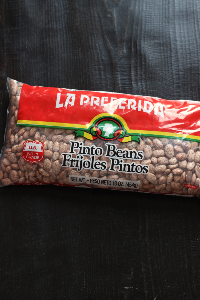 bag of pinto beans