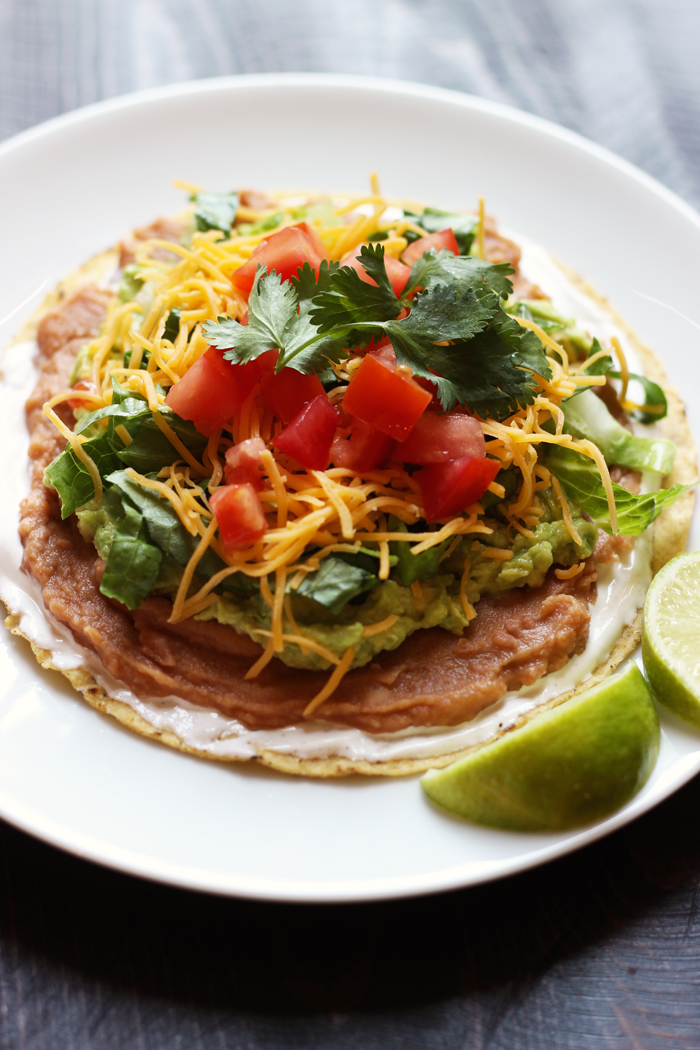 Simple Bean Tostadas - Good Cheap Eats