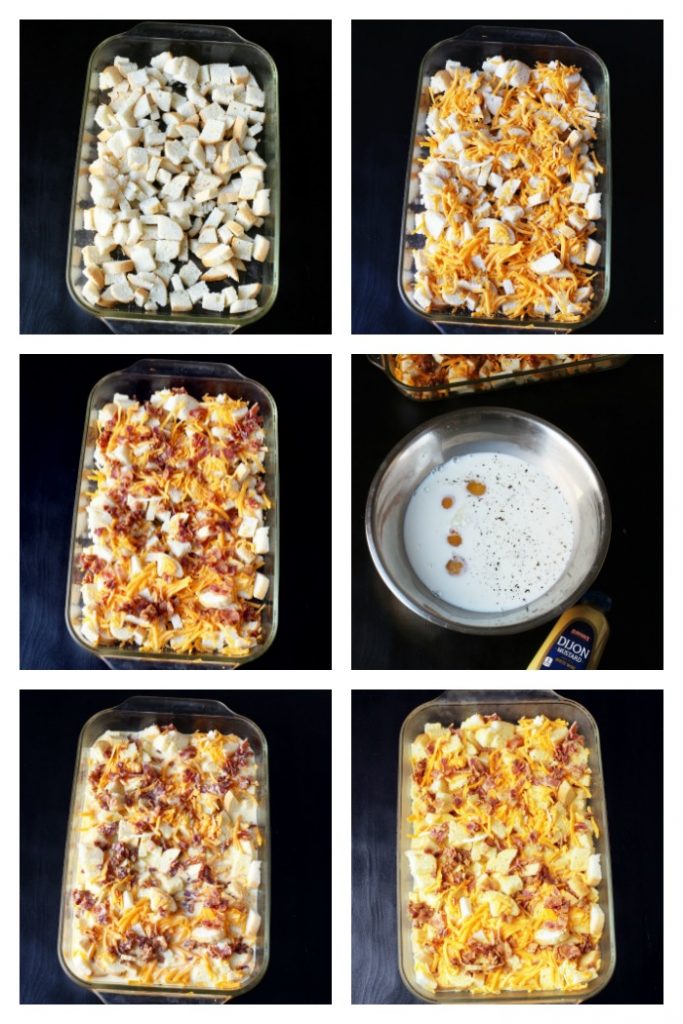 step by step photos to make egg bake