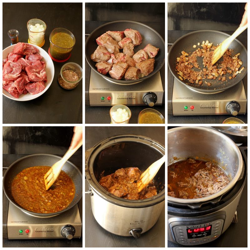 Rock Taco Night with this Salsa Verde Beef (Slow Cooker & Instant Pot