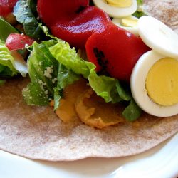 veggie hummus wrap