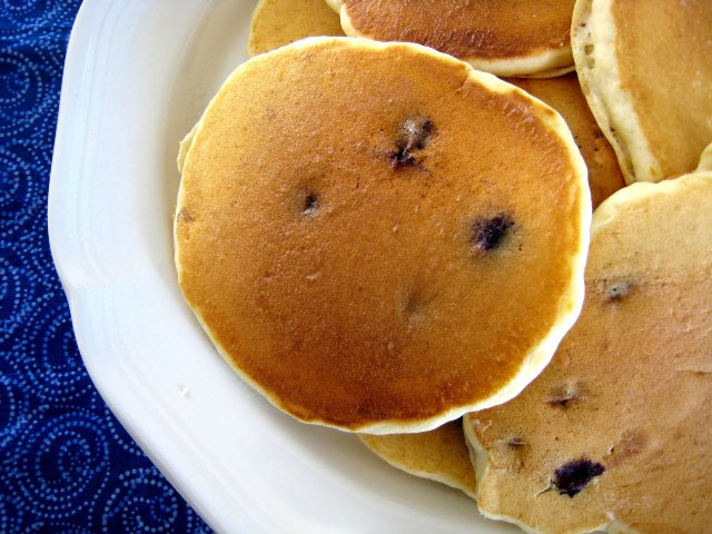 pancakes arranged on a plate