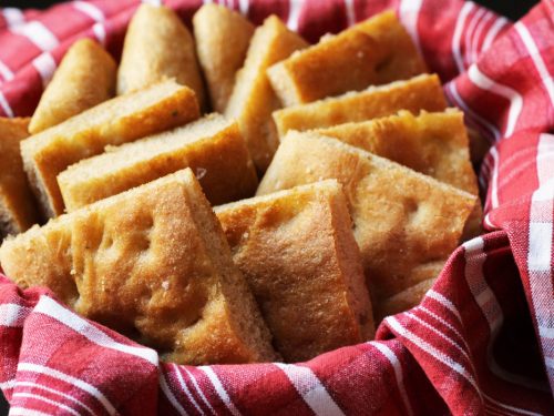 Garlic Bread Focaccia — Gathered At My Table - seasonal baking recipes with  a creative twist