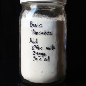 jar of basic pancake mix