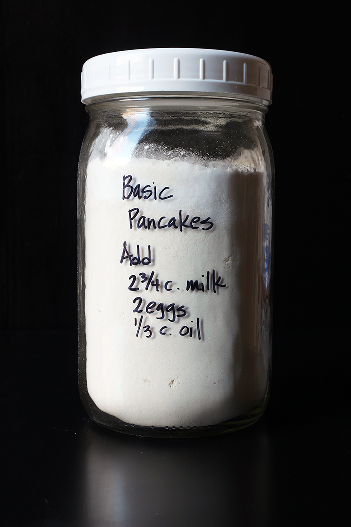 jar of basic pancake mix
