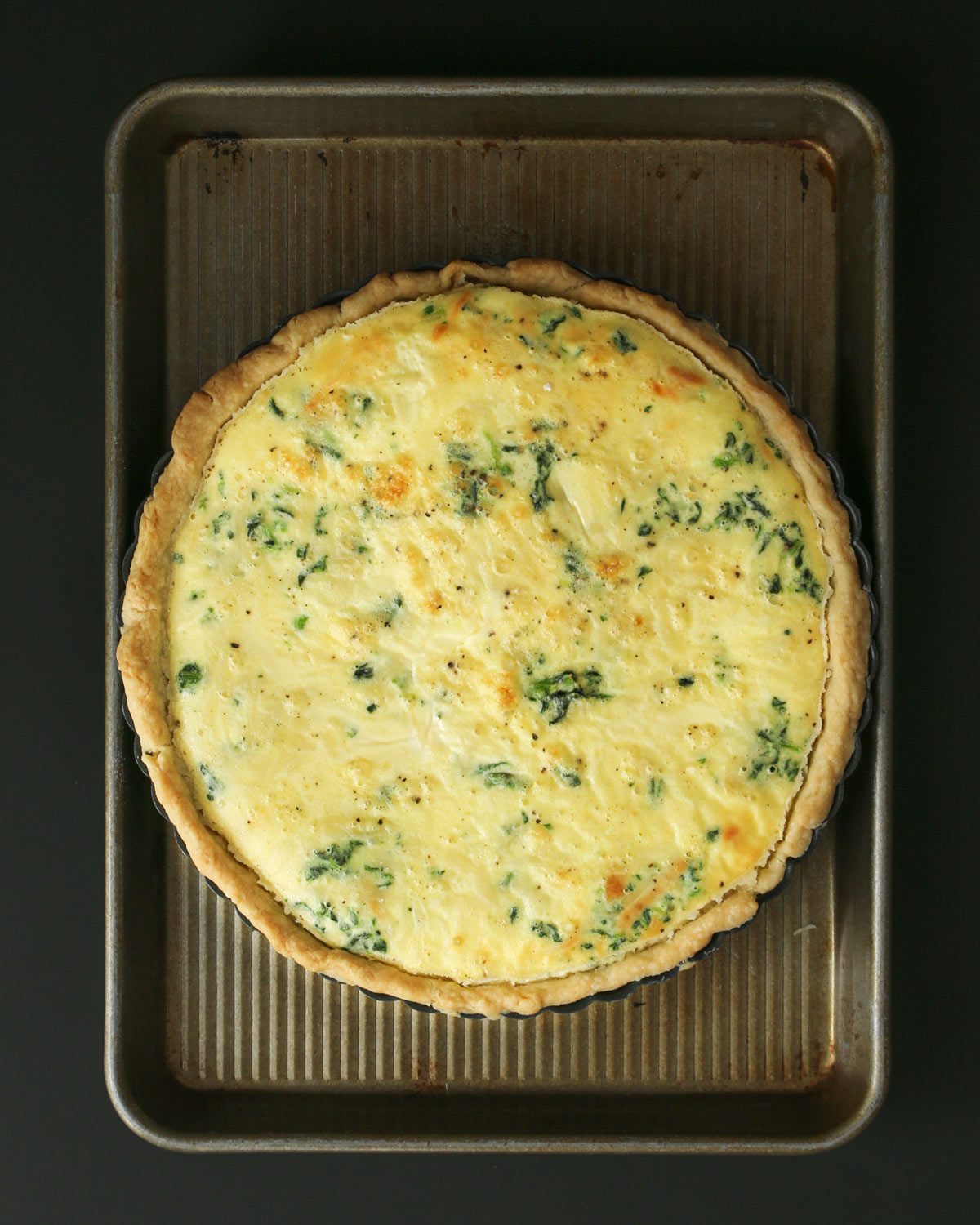finished quiche.