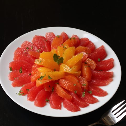 homemade fruit platter