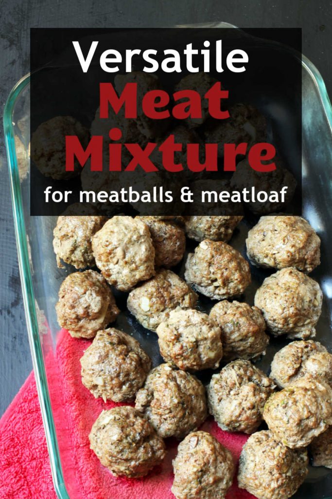 Meatballs in glass dish