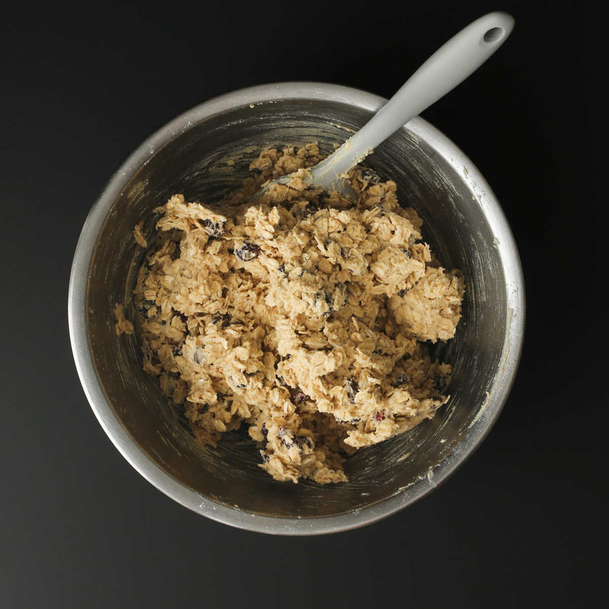 cookie dough ready in bowl.