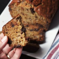 Jessica Fisher Chocolate Chip Coconut Banana Bread