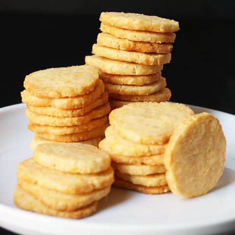 Cheddar Coins - aka Healthy Homemade Cheez-Its