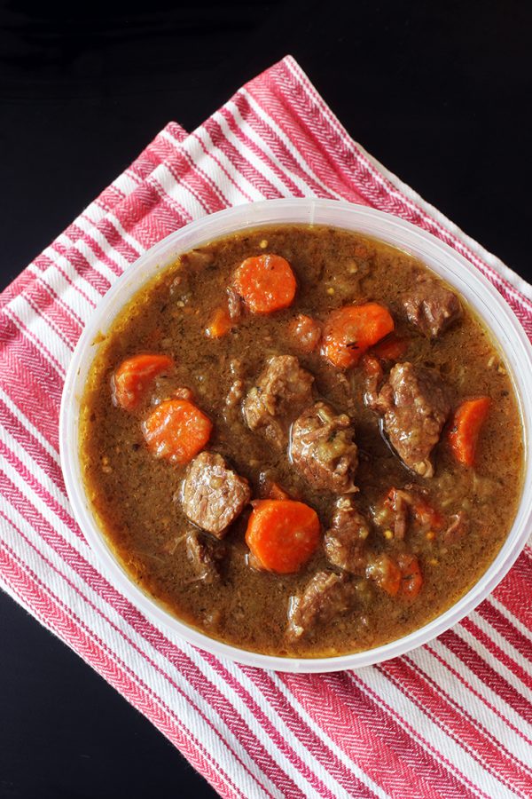 Slow Cooker Beef Stew with Eggplant & Carrots - Good Cheap Eats