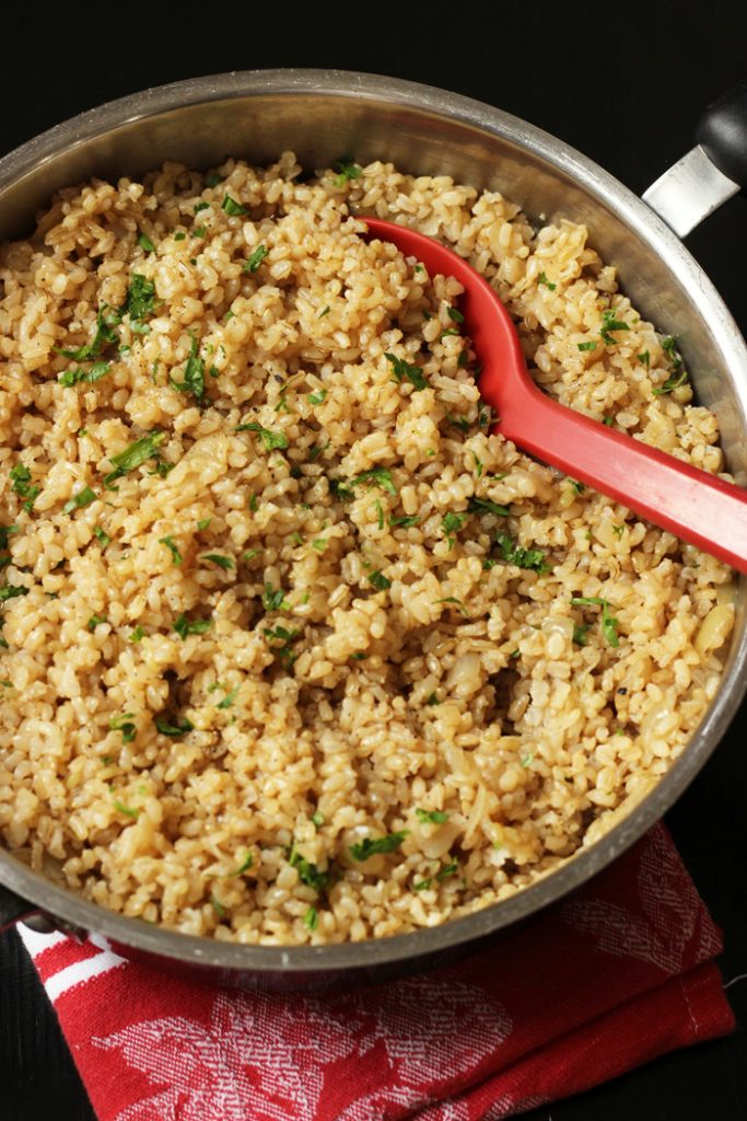 Simple Brown Rice Pilaf Recipe Good Cheap Eats