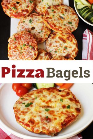 Pizza Bagels
