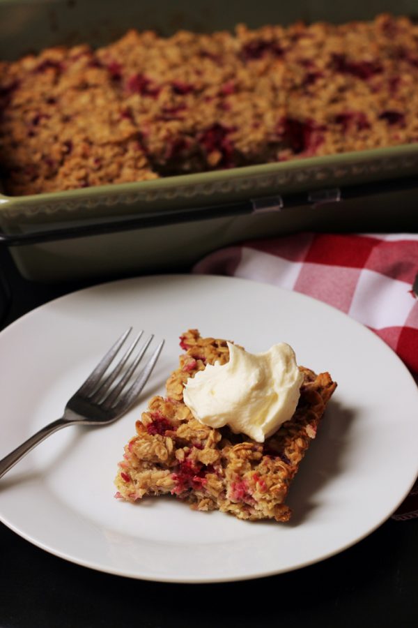 Raspberry Baked Oatmeal (Freezer-Friendly) - Good Cheap Eats