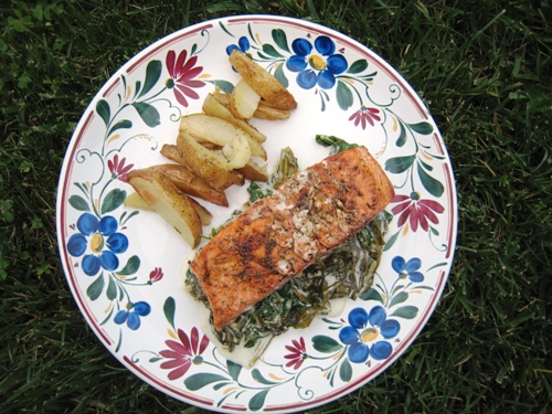 Fish and Sorrel Plate