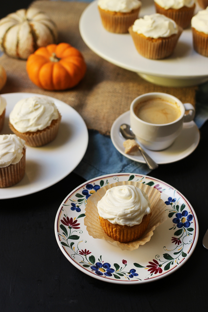 Pumpkin Cupcakes with Cream Cheese Frosting Good Cheap Eats