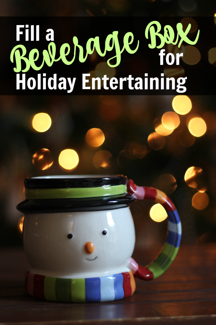 Fill a Beverage Box for Holiday Entertaining | Good Cheap Eats