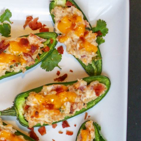 Easy Jalapeno Poppers with Rice and Bacon