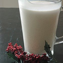 A pitcher of milk