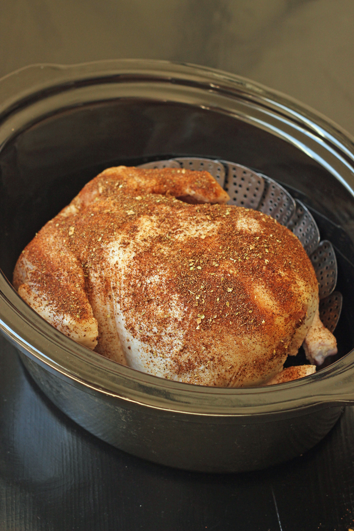 How To Cook A Whole Chicken In The Slow Cooker Good Cheap Eats