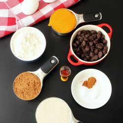 ingredients for Butternut Squash Brownies