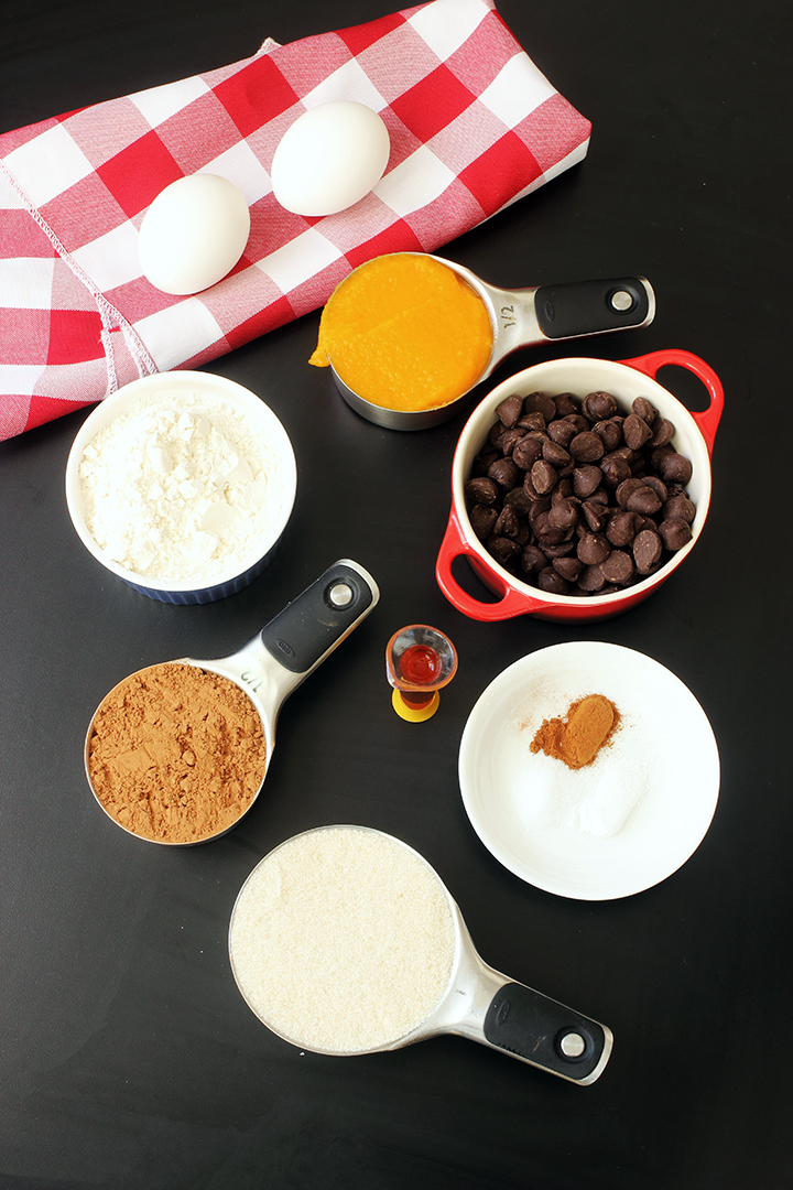 ingredients for Butternut Squash Brownies