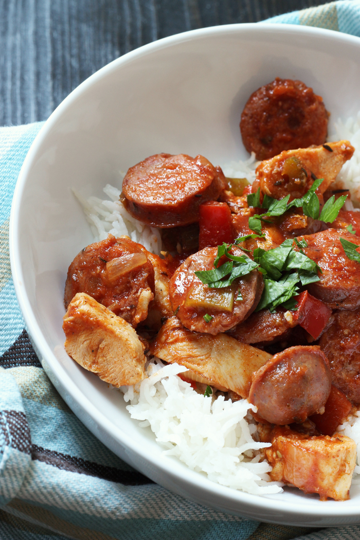 bowl of rice and jambalaya