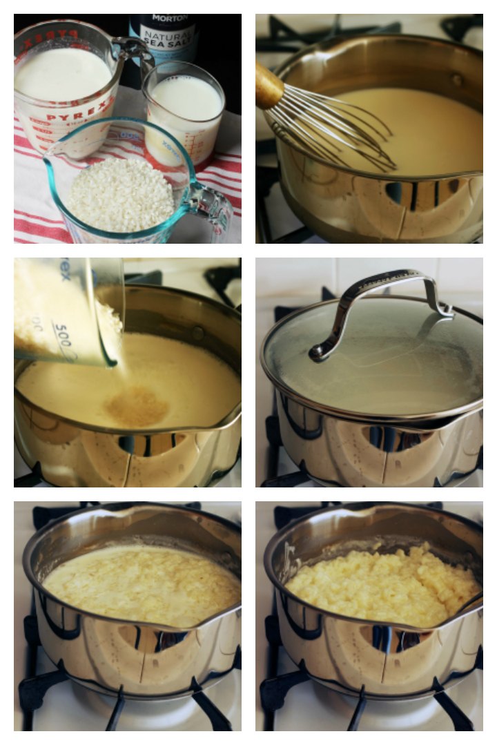 step by step photos of making cream of rice