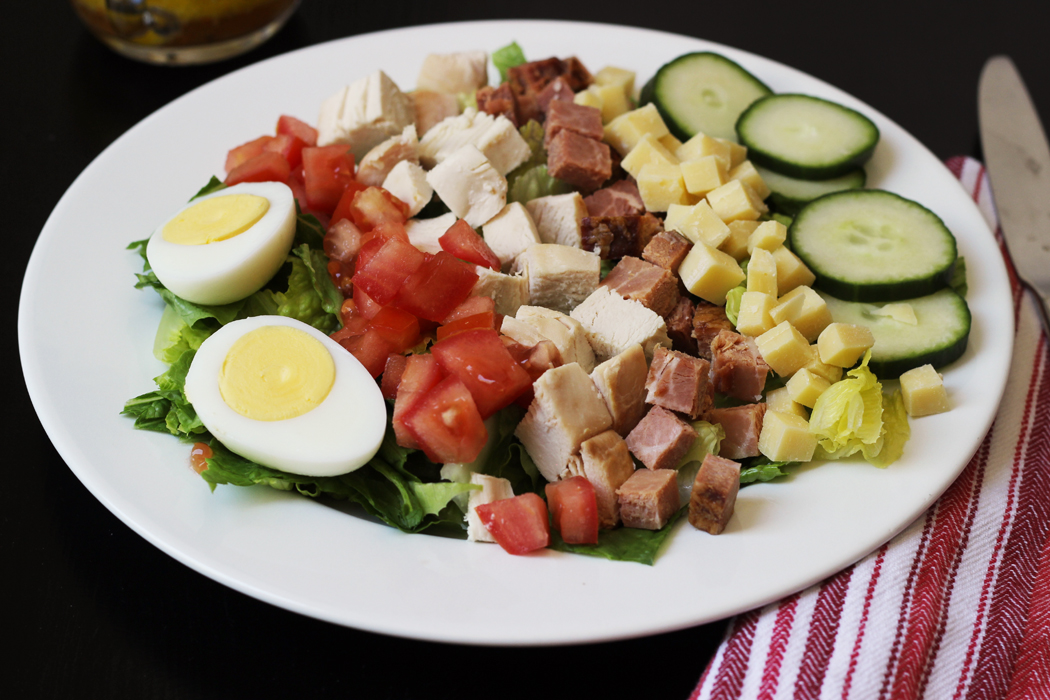 Chef’s Salad with a Garlicky Anchovy Vinaigrette | Good Cheap Eats