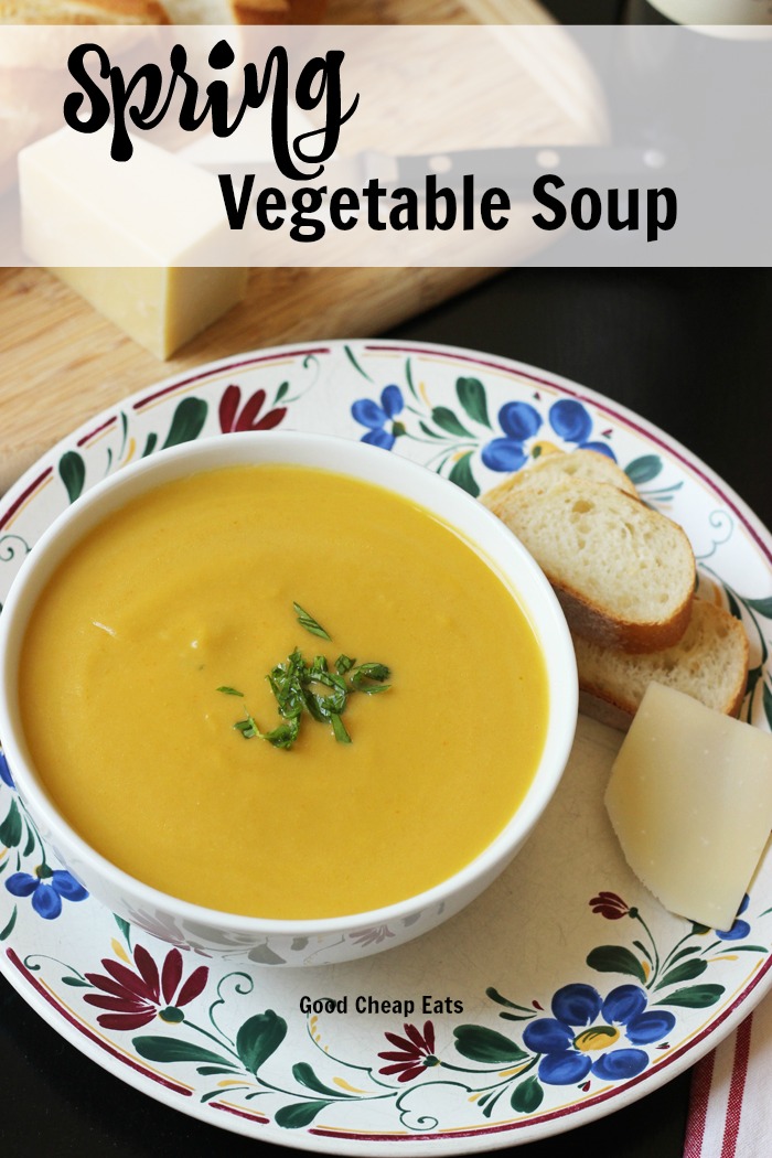 Spring Vegetable Soup Recipe - Good Cheap Eats