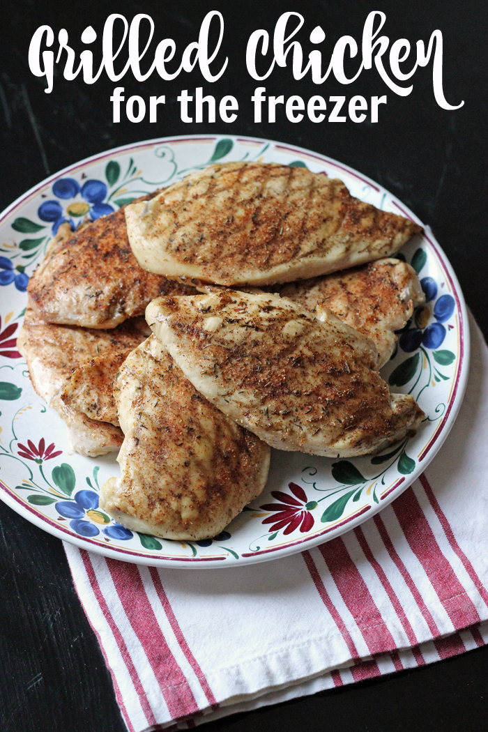 Grilled Chicken for the Freezer | Good Cheap Eats