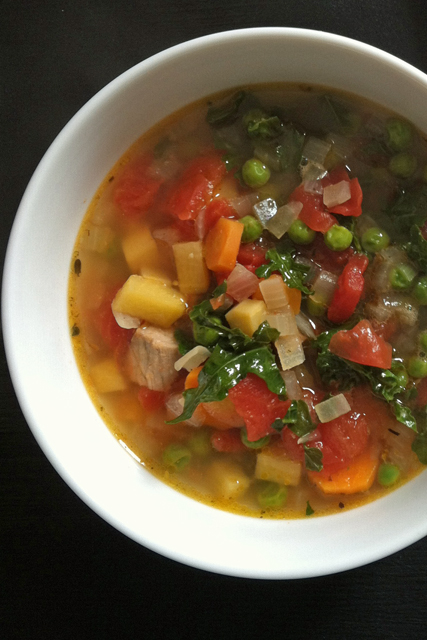 A bowl of Beef soup