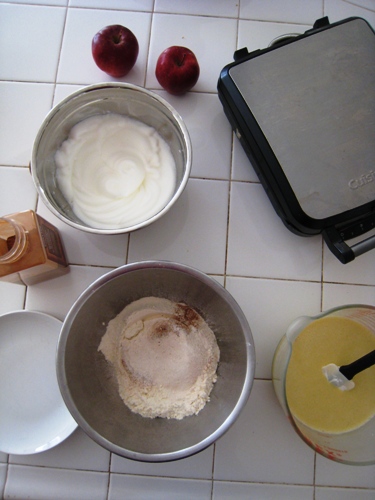 bubble waffle ingredients