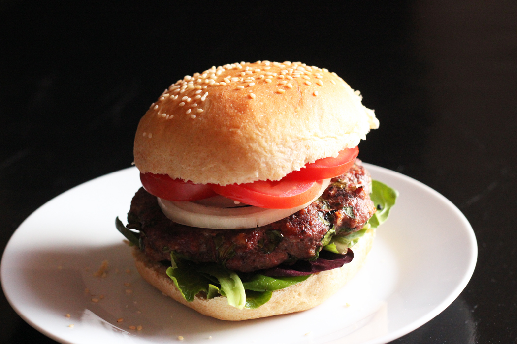 Popeye Burgers with Spinach