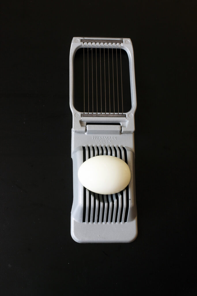 whole egg on slicer