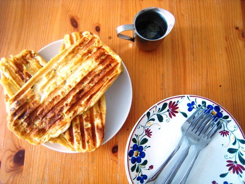 Make Vanilla Almond French Toast (in the Panini Press)