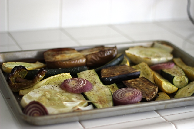 Roasted Squash & Eggplant