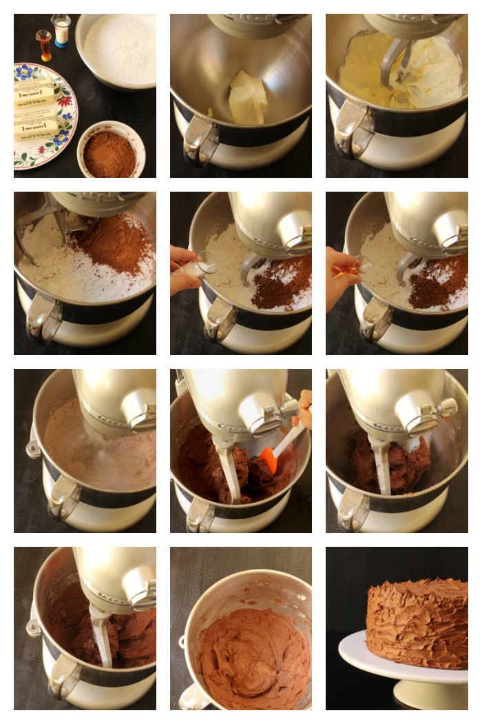 step by step photos to help you make buttercream