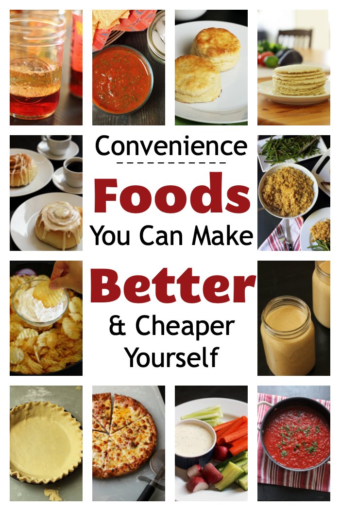 types of convenience foods