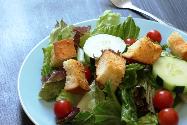 Homemade Cheese and Garlic Croutons | Good Cheap Eats