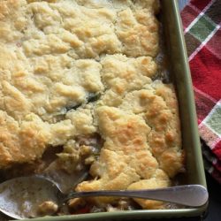 Turkey Pot Pie with Easy Biscuit Topping | Good Cheap Eats