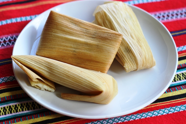 A plate of Tamales