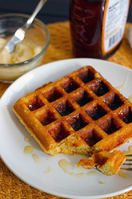 Buttermilk Corn Waffles with Honey Butter copy