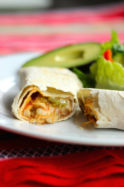 Green Chile Burritos | Bean and Cheese Burrito Recipe