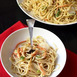 bowl of sunbutter noodles