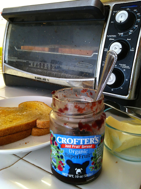 jam and toast