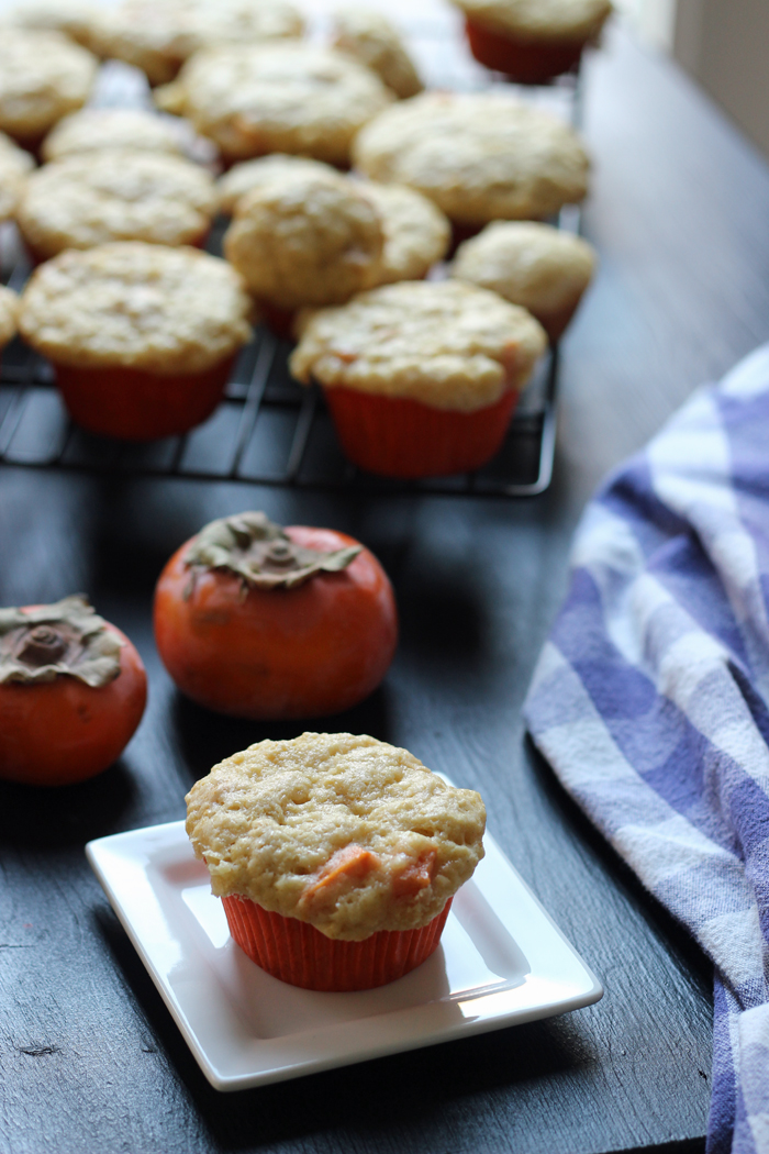 Persimmon Muffins With Lemon And Cardamom Persimmon Recipe