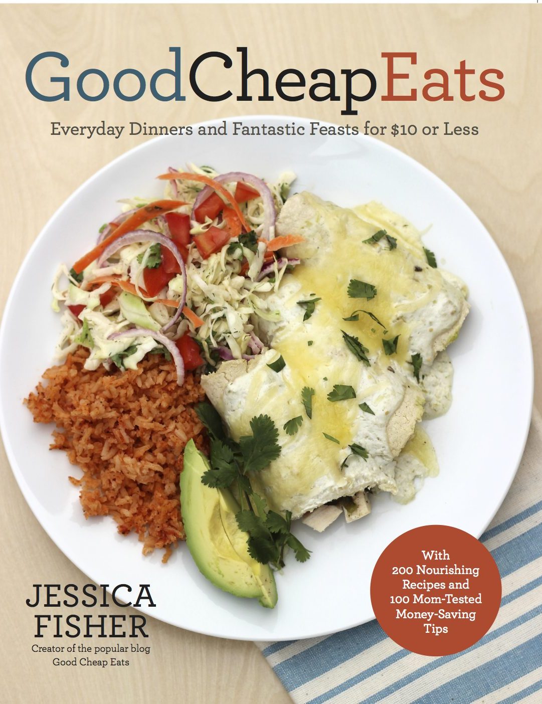 cover of good cheap eats cookbook.